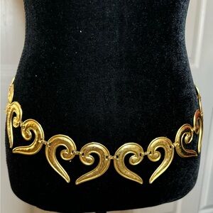 Vintage Heart Chain Belt